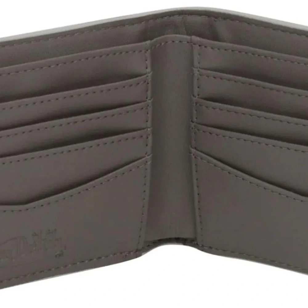 Von Dutch Silver Reflective Mens‎ Bifold Wallet w/ Dust Bag and Box!! NEW/NWT!🩶